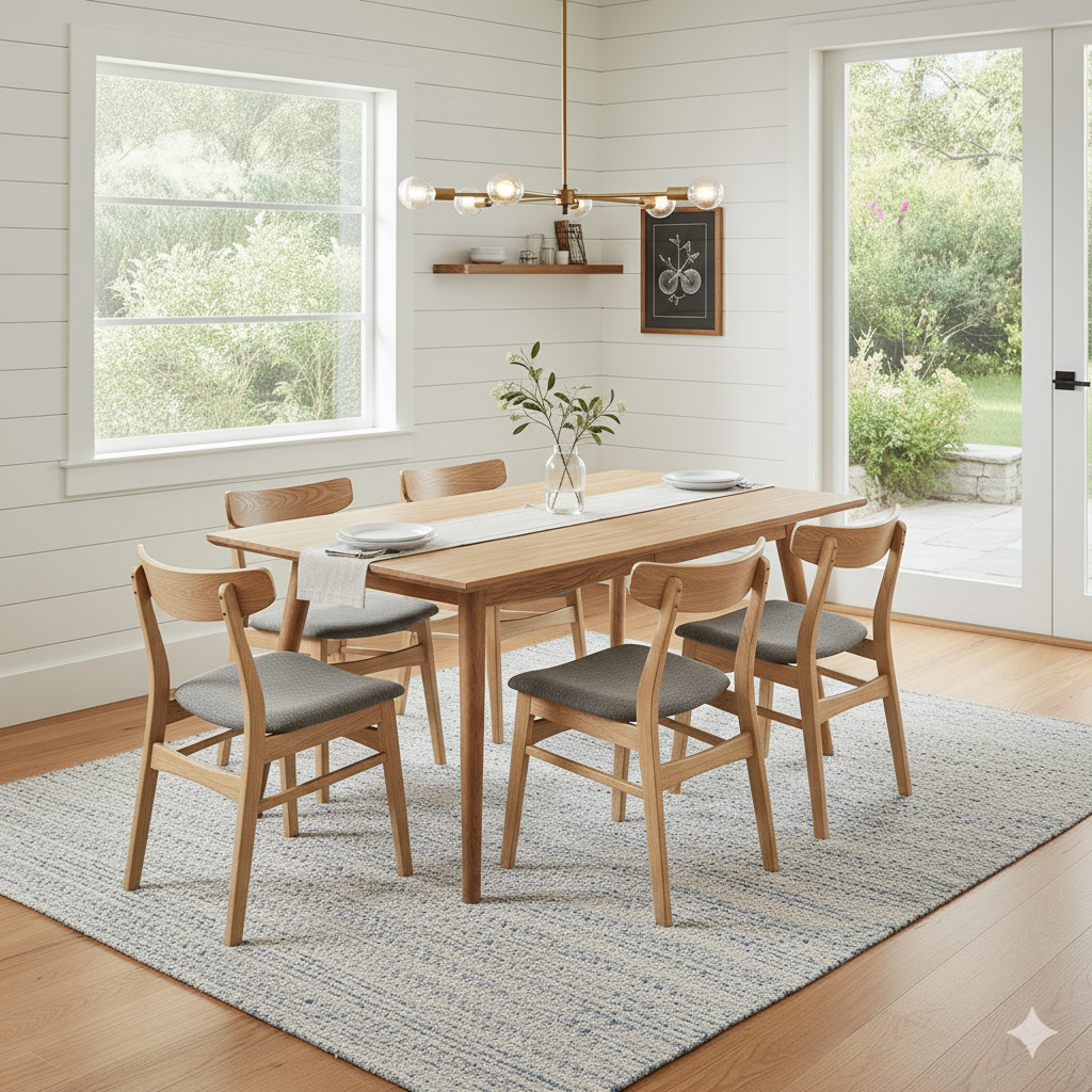How to Choose the Right Wooden Table Chairs for Your Dining Space