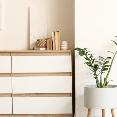 dresser and mirrors