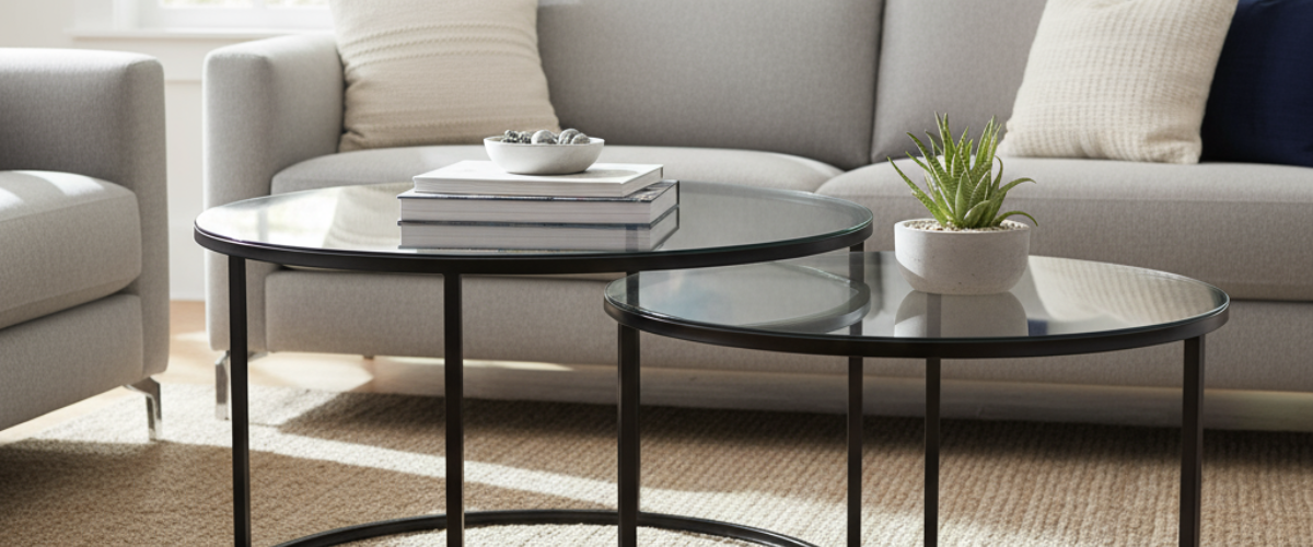 The Art of Choosing the Right Black Nesting Coffee Table for Your Living Space