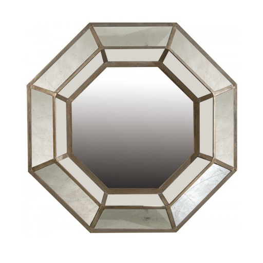 Hexagonal Harmony: Fancy Modern Accent Mirror - Shopica Pty Ltd