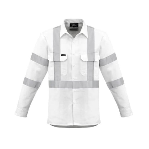 Syzmik Mens Bio Motion X Back Day Night Reflective Tape Long Sleeve Shirt - Shopica Pty Ltd