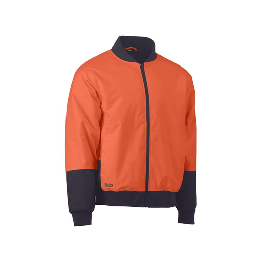 Bisley Two Tone Hi Vis Waterproof Bomber Jacket - Shopica Pty Ltd