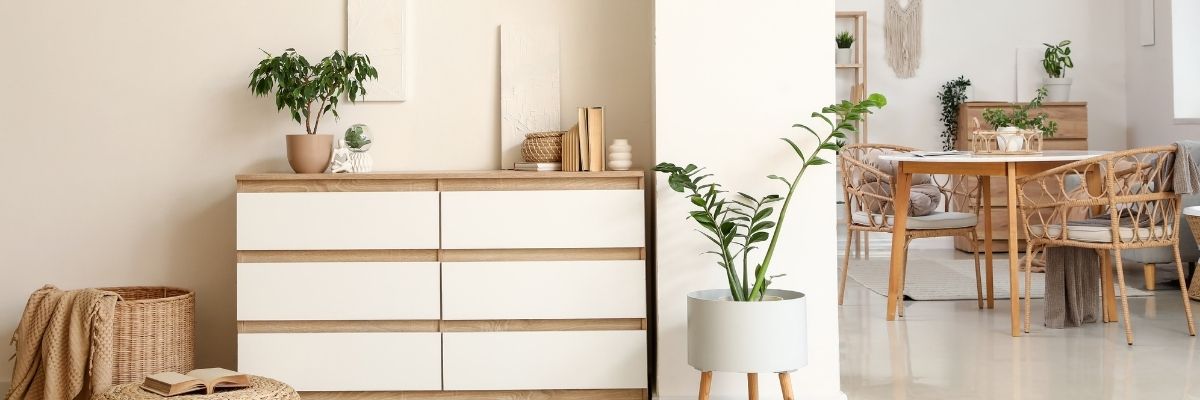 dresser and mirrors