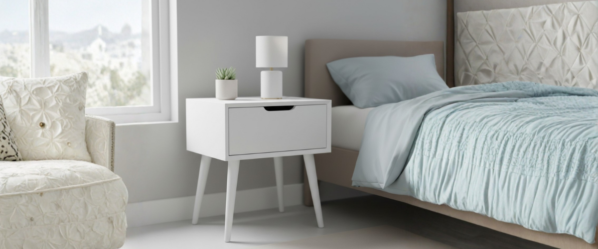 Affordable White Bedside Tables That Match Any Interior Style Without Overcrowding the Space