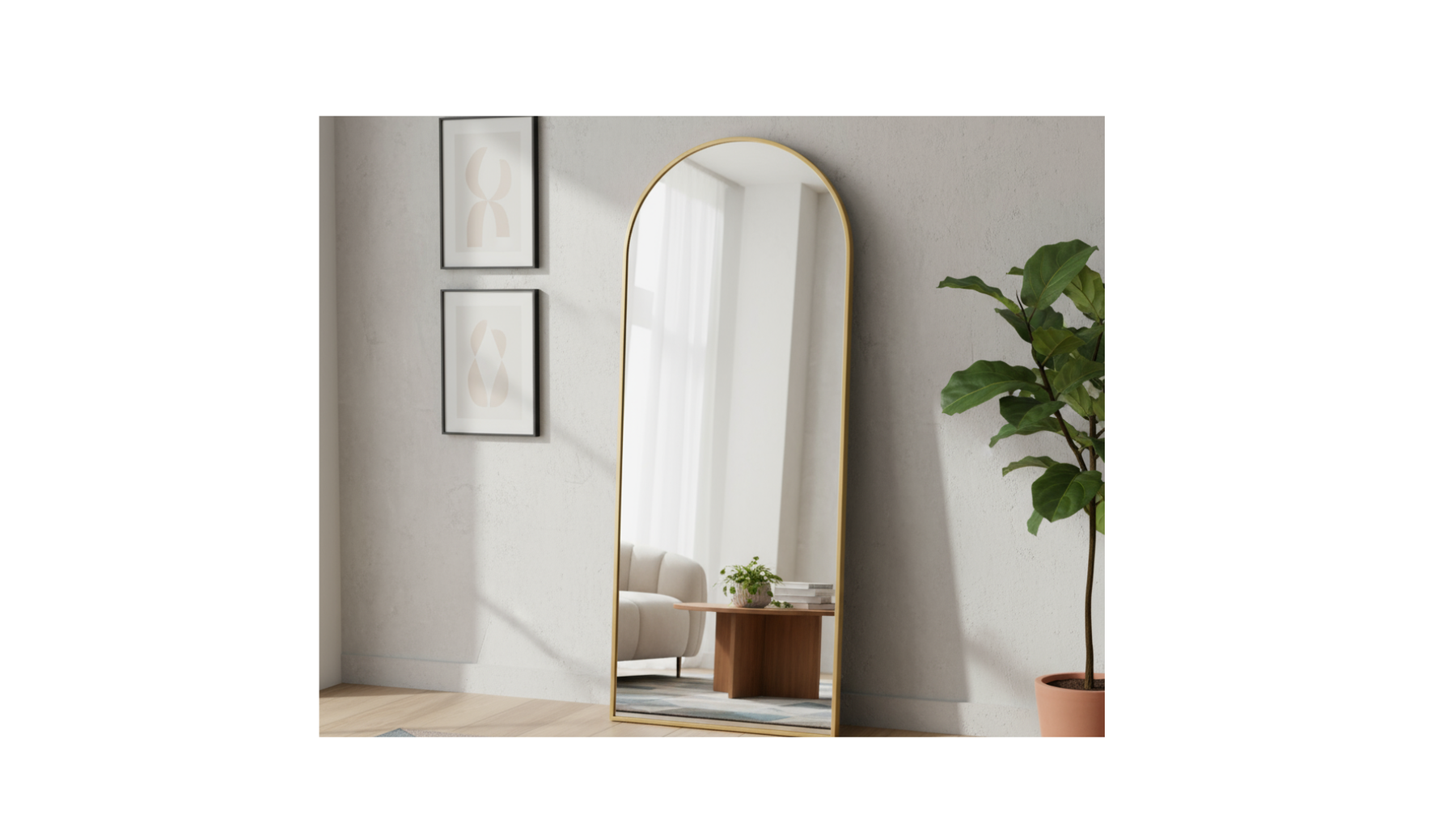 Gold Arch Mirror