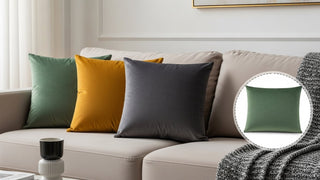 Velvet cushions
