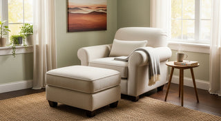 Arm Chairs and Ottoman
