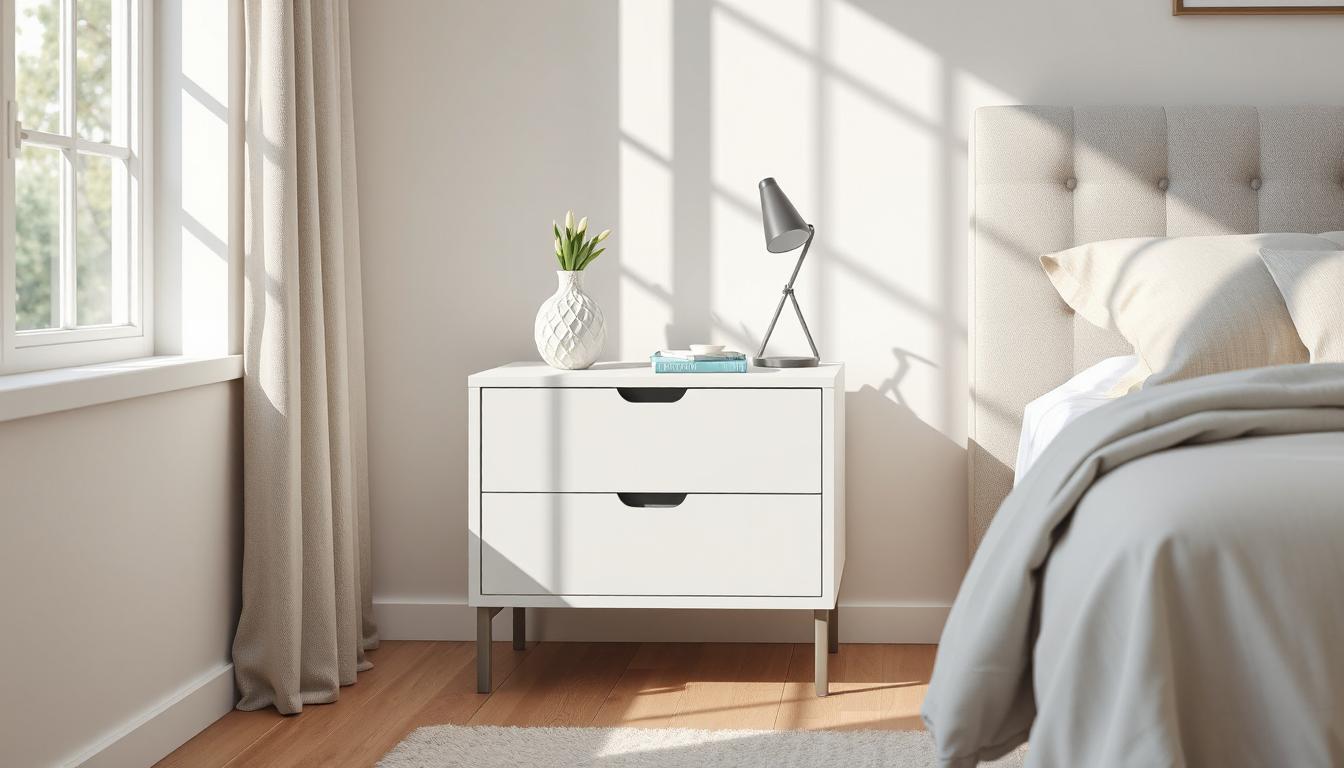 White Bedside Tables