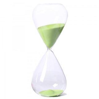 1-Hour Lime Glass Hourglass