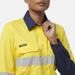 King Gee Women's Workcool Vented Spliced Shirt Taped Long Sleeve - Shopica Pty Ltd