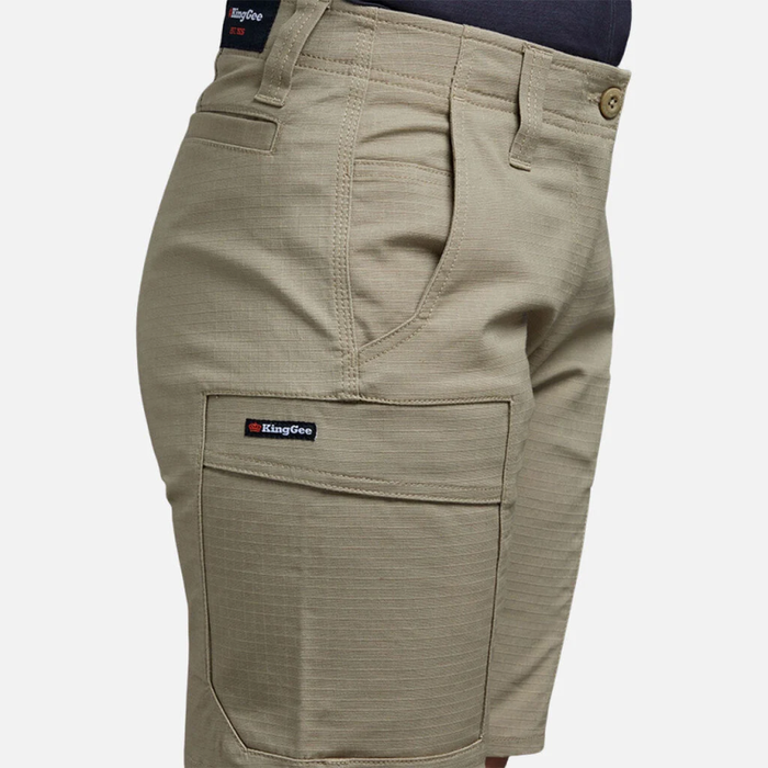King Gee  Women's  Workcool Pro Shorts - Stretch - Navy - Black - Khaki - Shopica Pty Ltd