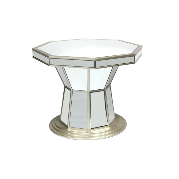 Solid timber indoor dining table with natural finish — shop dining tables online at Shopica Australia