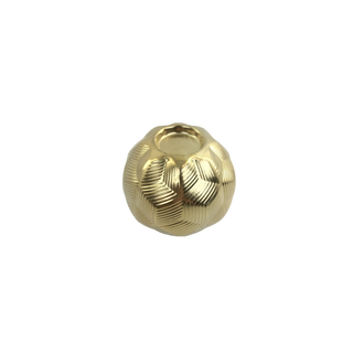 Large Demi Ball Candle Holder in Gold