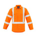 Syzmik Mens Red Flame Hi Vis X Back Shirt (ZW137) - Shopica Pty Ltd