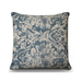 Elegant Contrast: Cream and Blue Modern Pattern Woven Cushion - Shopica Pty Ltd