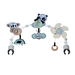 Interactive and educational fun with the Tiny Love B&W Décor Stroller Arch.