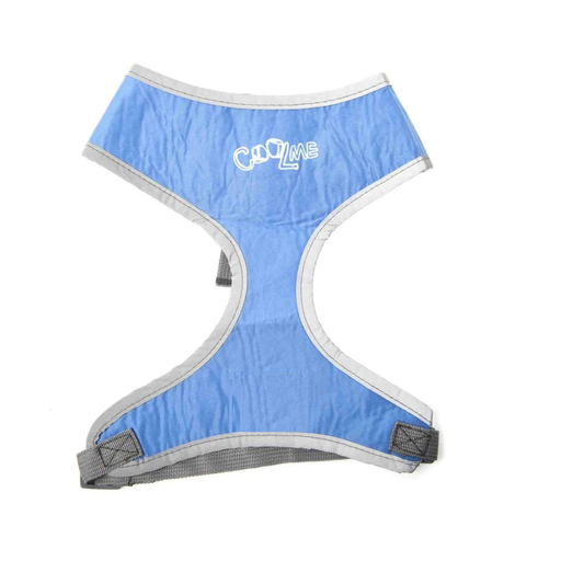 Pup stays cool in a Freeze Ice-Padded Harness, perfect for summer