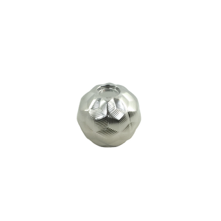 Demi Ball Candle Holder in Silver
