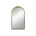 Regal Reflections: The Floor Mirror with Carved Floral Crest and Gold Fir Wood Frame - Shopica Pty Ltd