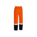 Bisley Waterproof Reflective Taped Two Tone Hi Vis Day Night Shell Rain Pants - Shopica Pty Ltd