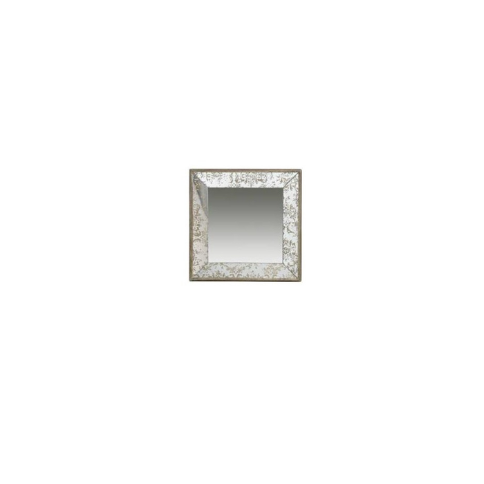 Stylish bedroom accented by a Reflective Elegance Tray/Mirror