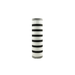 Decorative Black and White Tribal Vase showcasing exquisite craftsmanship.