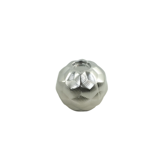 Large Demi Ball Candle Holder in Silver