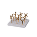 Elegant Rendezvous: Marble Tic Tac Toe Game - Shopica Pty Ltd