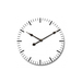 Eloquent White MDF Timepiece: Classic Wall Clock - Shopica Pty Ltd
