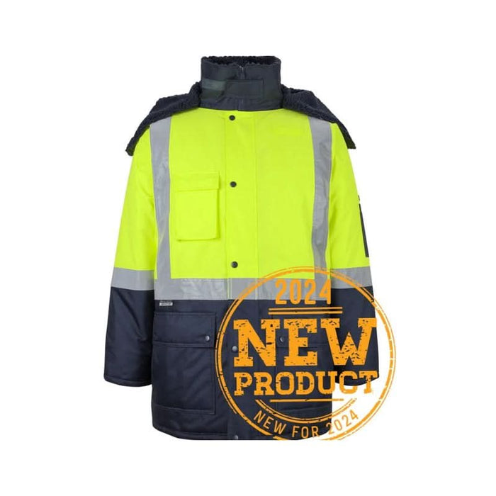 JB's Hi Vis Day & Night 3M Reflective Tape Freezer Jacket - Shopica Pty Ltd