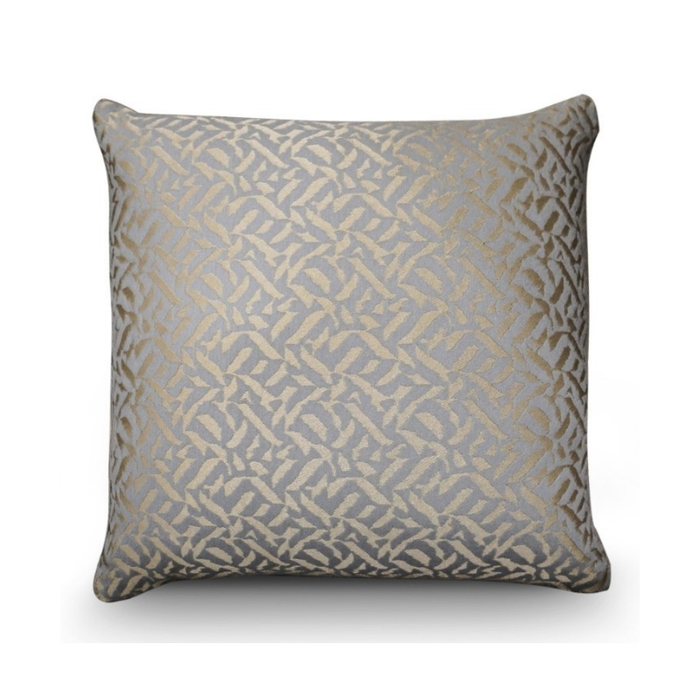 Golden Modern Pattern White Base Elegant Cushion - Shopica Pty Ltd