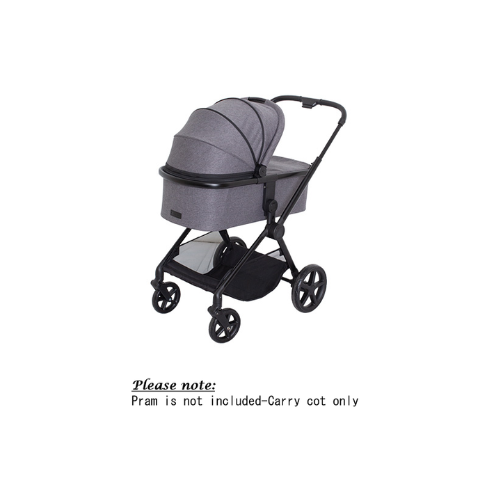 Love N Care Phantom Stroller Grey Carry Cot