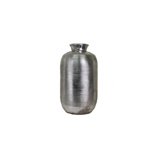 Ceramic Silver Vase: Sophistication in Every Detail