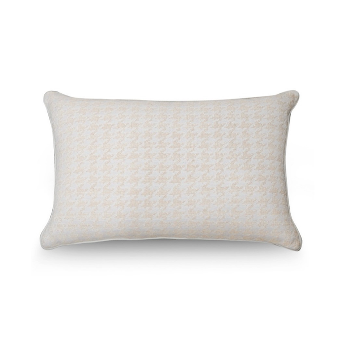 Unveil Sophistication: Houndstooth Print Woven Modern Cushion - Shopica Pty Ltd