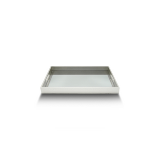 Elegant and Durable Silver Serving Tray, perfect for refined living spaces.