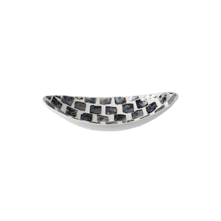 Stylish Black and White Decorative Tray Blending Function with Playful Elegance