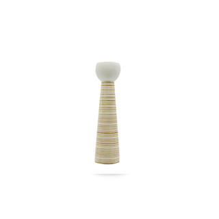 Natura Resin Candle Holder Cream Color