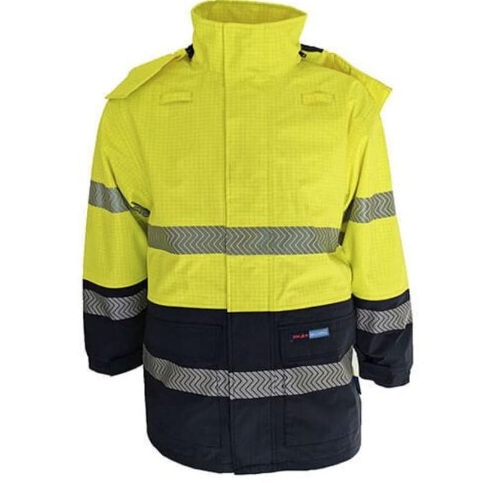 DNC Hi Vis Flame Retardant & HRC 2 Day Night Rain Jacket - Shopica Pty Ltd