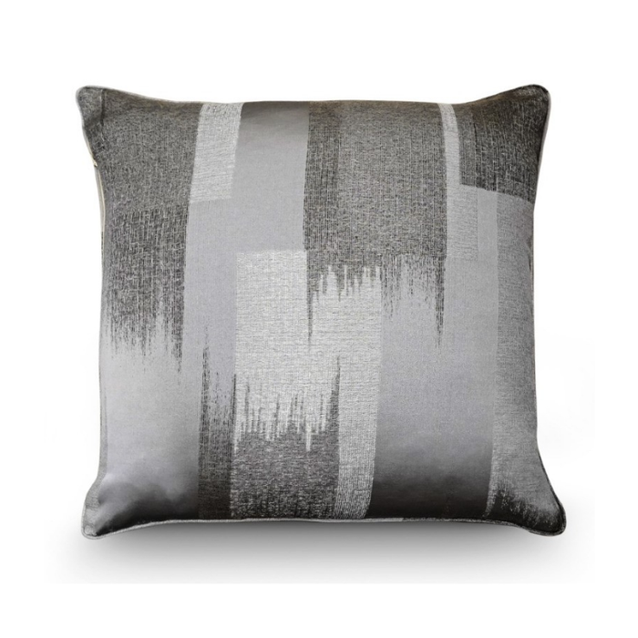 Sophistication in Every Shade: Brushed Artistic Grey Shades Cushion - Shopica Pty Ltd