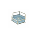 Elegant blue jewellery box with Mediterranean-inspired design