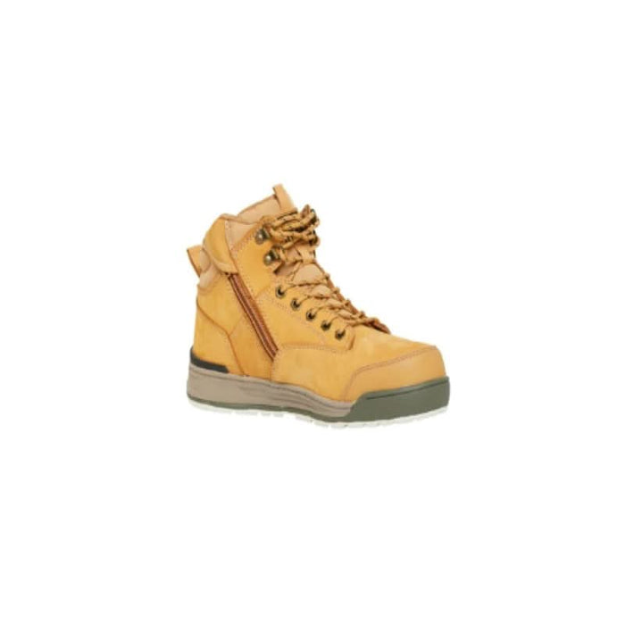 Mens Hard Yakka Lace and Side Zip Steel Cap Tradie Safety Toe Work Boots - Shopica Pty Ltd