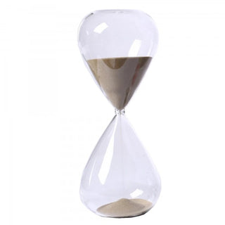 2-Hour Gold Glass Hourglass