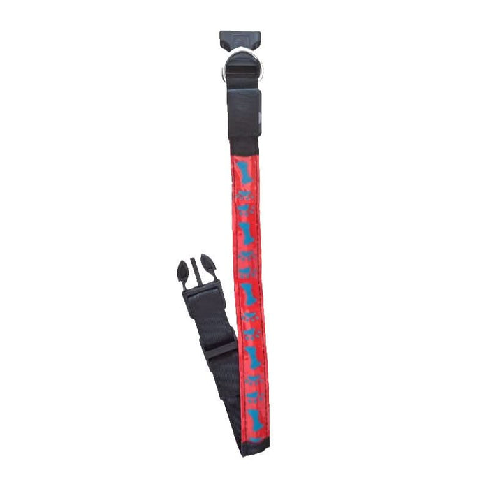 Variety of sizes in stylish nylon dog collars