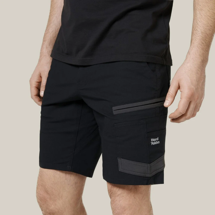 Hard Yakka Raptor Active Mid Length Tradie Work Shorts