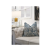 Elegant Contrast: Cream and Blue Modern Pattern Woven Cushion - Shopica Pty Ltd