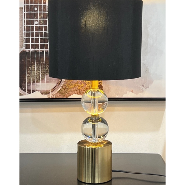 A beacon of modern sophistication: The Windsor Two Crystal Ball Lamp