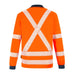 Syzmik Unisex Hi Vis Segmented X Back NSW Rail Polo - Shopica Pty Ltd