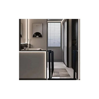 Ultimate Secure Black Safety Gate by Love N Care in a Modern Home Setting
