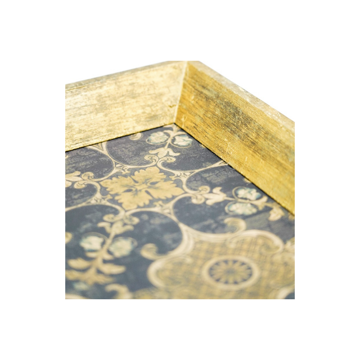 Captivating vintage design detail of the Heirloom Charm Vintage Tray Ensemble