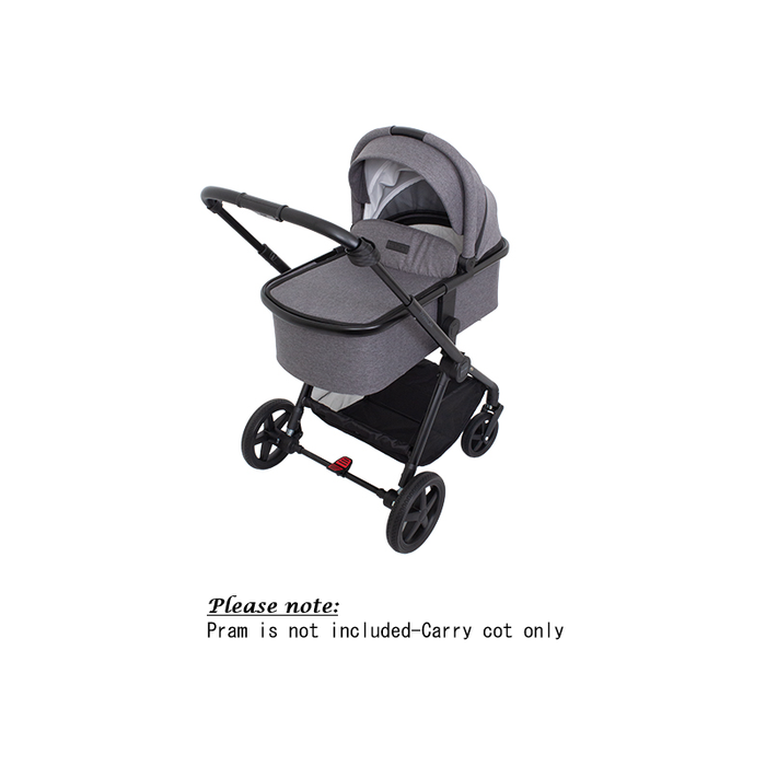 Love N Care Phantom Stroller Grey Carry Cot